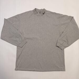 Vintage Nike Sweatshirt Mens XL Mock Neck Long Sleeve Pullover Made USA 90s